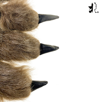 Γάντια με μαξιλάρι αρκούδας για cosplay Halloween, γάντια λυκάνθρωπου, δύσκολα στηρίγματα, γάντια μασκάρεμα KTV, βελούδινα γάντια ζώων