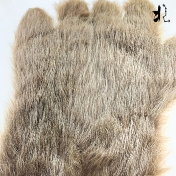 Γάντια με μαξιλάρι αρκούδας για cosplay Halloween, γάντια λυκάνθρωπου, δύσκολα στηρίγματα, γάντια μασκάρεμα KTV, βελούδινα γάντια ζώων