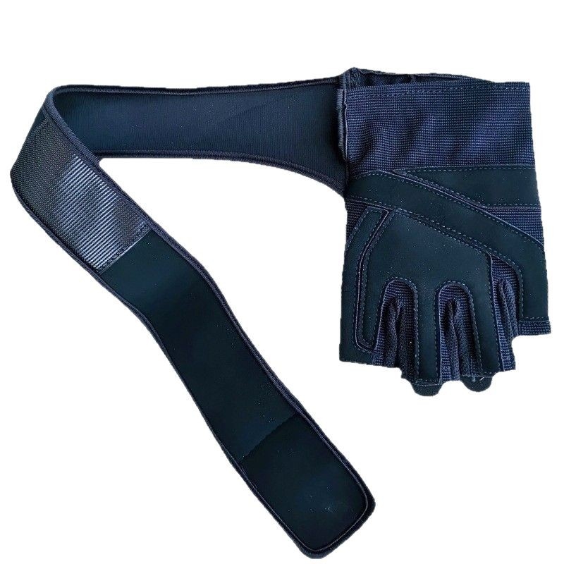 Riešo fitneso pusės pirštų pirštinės lauko sportui dviračių sportui, treniruotėms, sunkumų kilnojimui, pritūpimams, hantelių apsaugai, kvėpuojantiems vyrams ir moterims