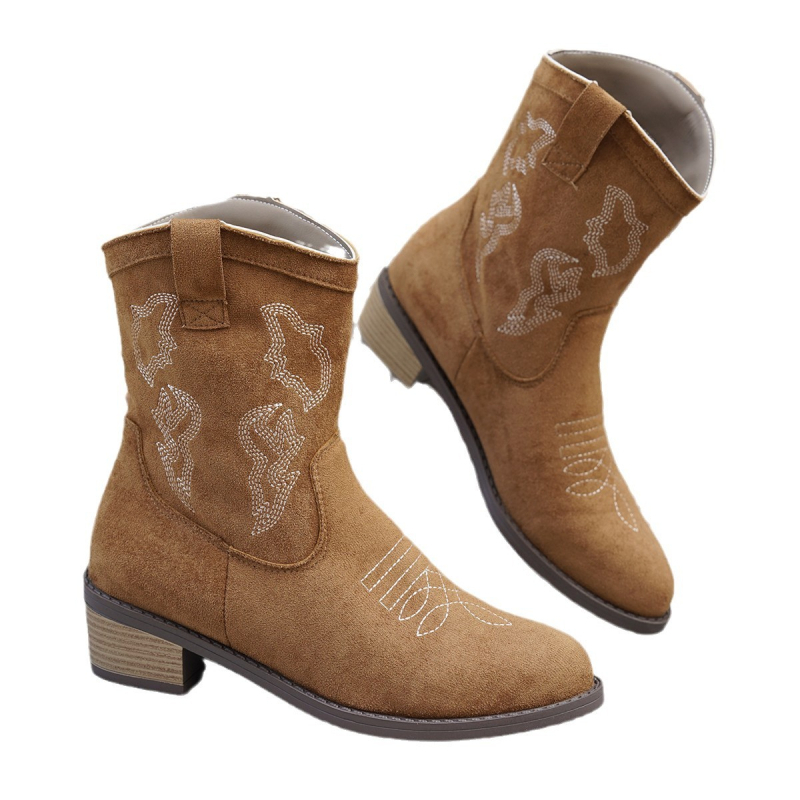 Trumpi, moteriški Martino aulinukai, 2024 m. rudens ir žiemos nauji, europietiški ir amerikietiški, storo kulno, „Pedon“ stiliaus, madingi, patogūs, vidutinio kulno aulinukai