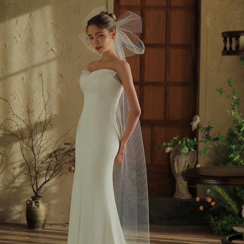 V391 голяма мрежеста мрежа с лък дълга прежда нова външна търговия на едро фото мостри местоположение пътуване щипка за коса