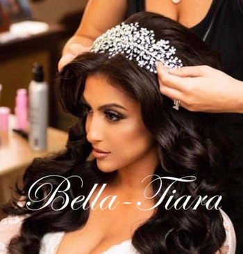 Niancan европейски и американски горещи булчински аксесоари за коса, нови луксозни ръчно изработени кристални ленти за коса, рокля, лента за коса, сватбени аксесоари за коса