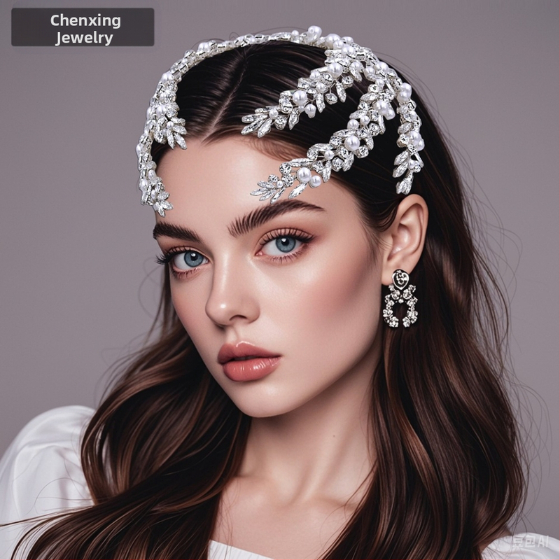 Star CX530 Νύφη με Στρας Απλή Ανοιχτή Χτένα Πολυτελείας για Μαλλιά Γάμου Στυλ Χτενίσματος Στούντιο Κεφαλής Κομψά Αξεσουάρ Μαλλιών