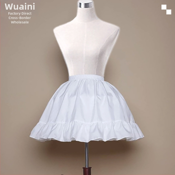 Ikdienas svārku lencītes ar vardarbīgu tutu kleitu, īsi svārki ar zivs kaula rakstu, lolita iekšpusi, regulējama kāzu kleita, krokota apakšsvārki