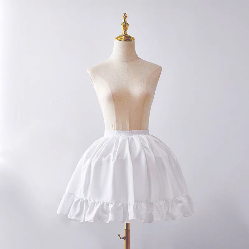 Ikdienas svārku lencītes ar vardarbīgu tutu kleitu, īsi svārki ar zivs kaula rakstu, lolita iekšpusi, regulējama kāzu kleita, krokota apakšsvārki