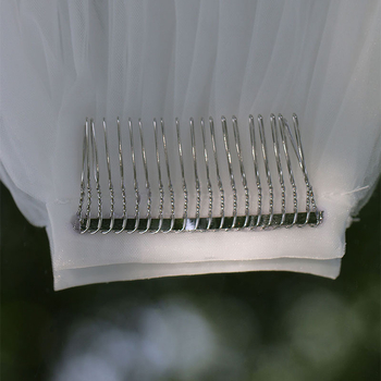 3 м европейски стил булчински воал сватба дълъг воал голяма опашка сватбени аксесоари двуслоен бял воал за фотография през граница