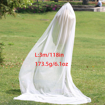 3 м европейски стил булчински воал сватба дълъг воал голяма опашка сватбени аксесоари двуслоен бял воал за фотография през граница