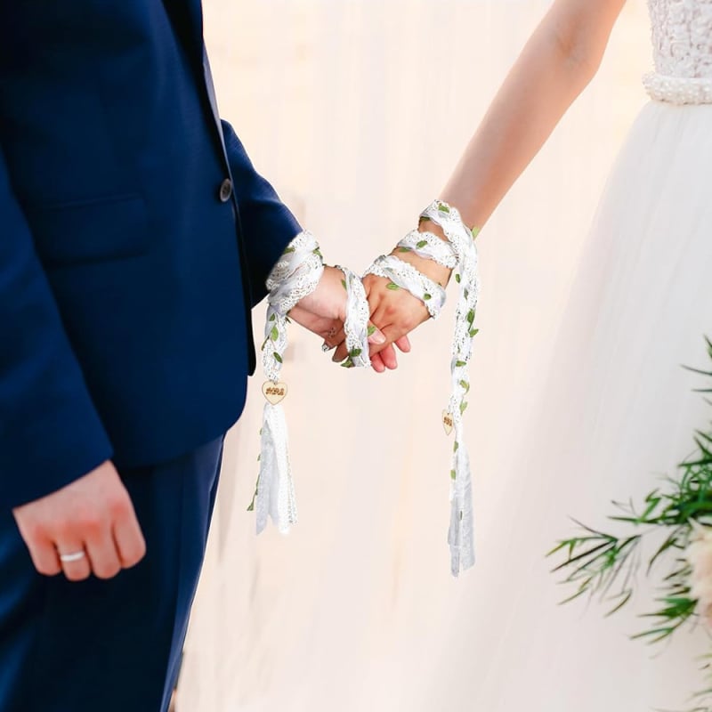 Κρεμαστό σχοινί γάμου με λάσο, Lazos para Boda, παραδοσιακό κέλτικο σχέδιο, εξοχικό γάμο