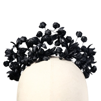 Νυφικό κόμμωση σε στυλ δάσους, λευκό, μαύρο, κορδέλα μαλλιών, ύφασμα νεράιδας, χειροποίητα αξεσουάρ μαλλιών, κυρίως αξεσουάρ γάμου