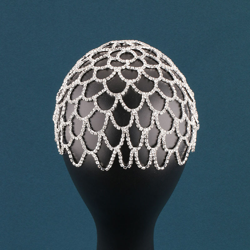 Nauji Europos ir Amerikos produktai Prabangūs Kalnų krištoliniai išskirtiniai galvos apdangalai Tinklelio stiliaus plaukų aksesuarai Nuotakos vestuvinė suknelė Vestuvių aksesuarai Tarpvalstybinis karštas išpardavimas