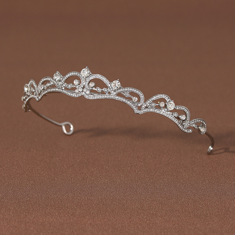 Karūnos galvos apdangalas nuotakai suaugusiems paprastas atmosferinis baroko galvos juosta princesei moteriškas karūna vaikams gimtadienio galvos apdangalas plaukų aksesuarai