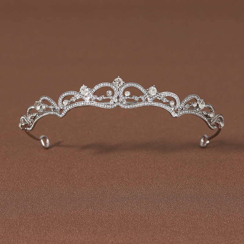 Karūnos galvos apdangalas nuotakai suaugusiems paprastas atmosferinis baroko galvos juosta princesei moteriškas karūna vaikams gimtadienio galvos apdangalas plaukų aksesuarai