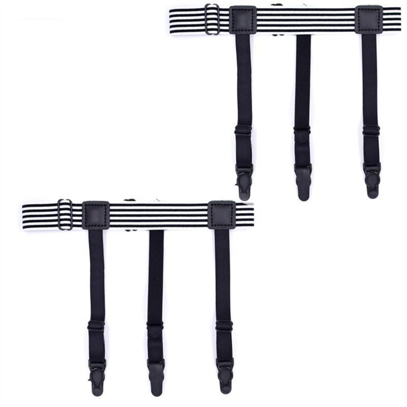 Nauji, madingi, tarpvalstybiniai, juodi ir balti vyriški marškiniai su neslystančiais, raukšlėtais, juodai baltais dryžiais, trijų dalių moliūgo sagtimi ir urmu.