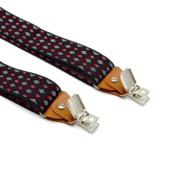 Suaugusiųjų diržo segtukas žakardo diržo segtukas elastingas platus vyriškas dirželis 3 segtukai kelnių dirželis vyriškas dalykinis laisvalaikio stilius