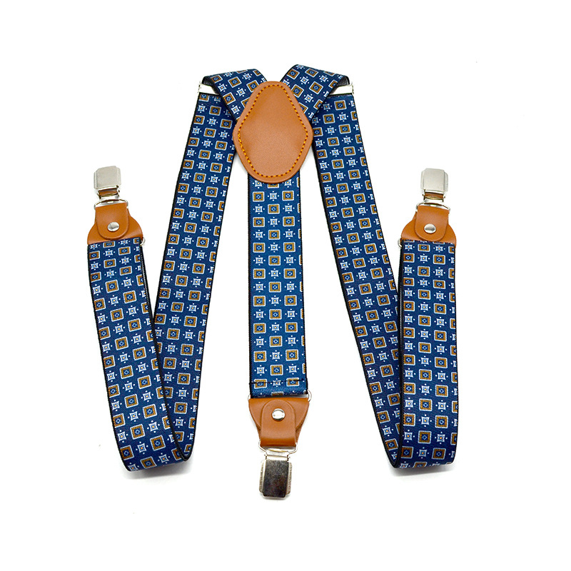 Vyrams skirtos prailgintos petnešos su 3 segtukais, aukščiausios kokybės vyriški marškinių nugaros dirželiai, 3,5 cm ilgio, madingas laisvalaikio stiliaus dirželis.