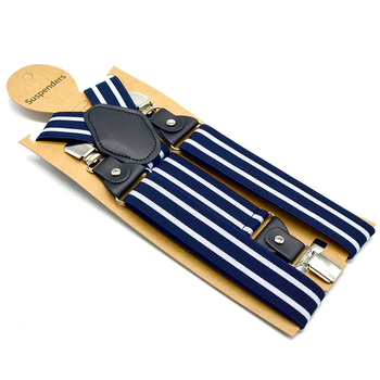 Vyriškos dryžuotos žakardo petnešos su 3 segtukais, vyriškos dalykinės elastinės petnešos, marškinių petnešos, 3,5 cm pečių dirželis.