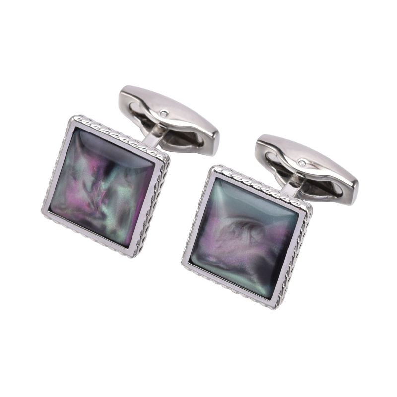 Dongguano gamyklos vietoje aukštos kokybės marškinių aksesuarai, srauto širdies formos magiškos spalvos, kriauklės formos prancūziškos sąsagos, vyriški kostiumo rankogalių vinys.