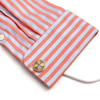 1 pora sandėlyje, didmeninė prekyba retro stiliaus, prabangiais, inkrustuotais mėlynais cirkoniais, apvaliais, auksiniais, variniais, vyriškais sąsagomis, aukštos kokybės papuošalais.