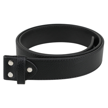 Litchi PU diržas be sagties, lygios sagties, diržo kūnas, lygios sagties derantis dirželis