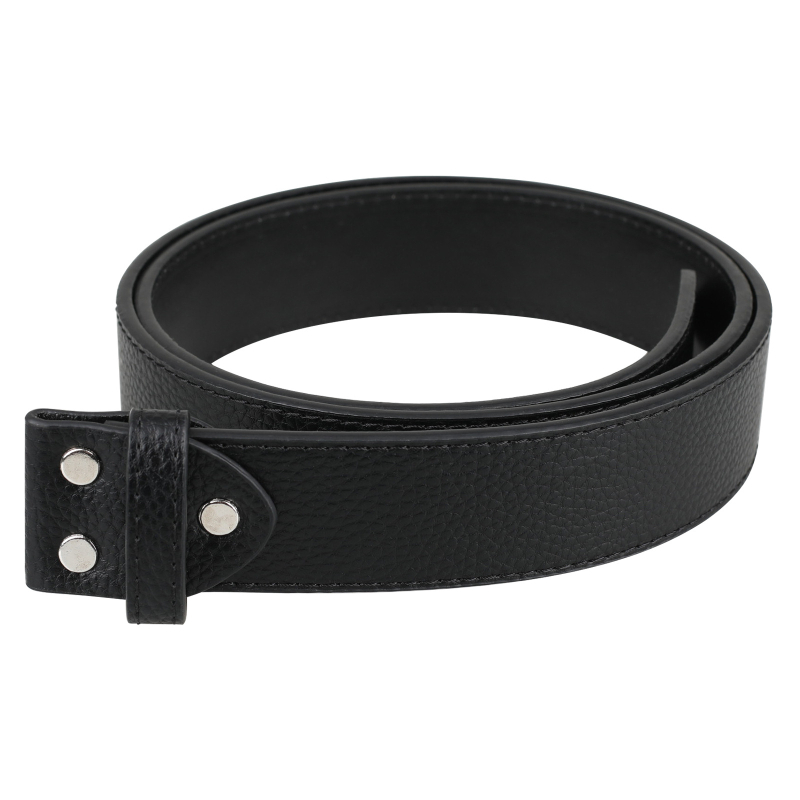 Litchi PU diržas be sagties, lygios sagties, diržo kūnas, lygios sagties derantis dirželis