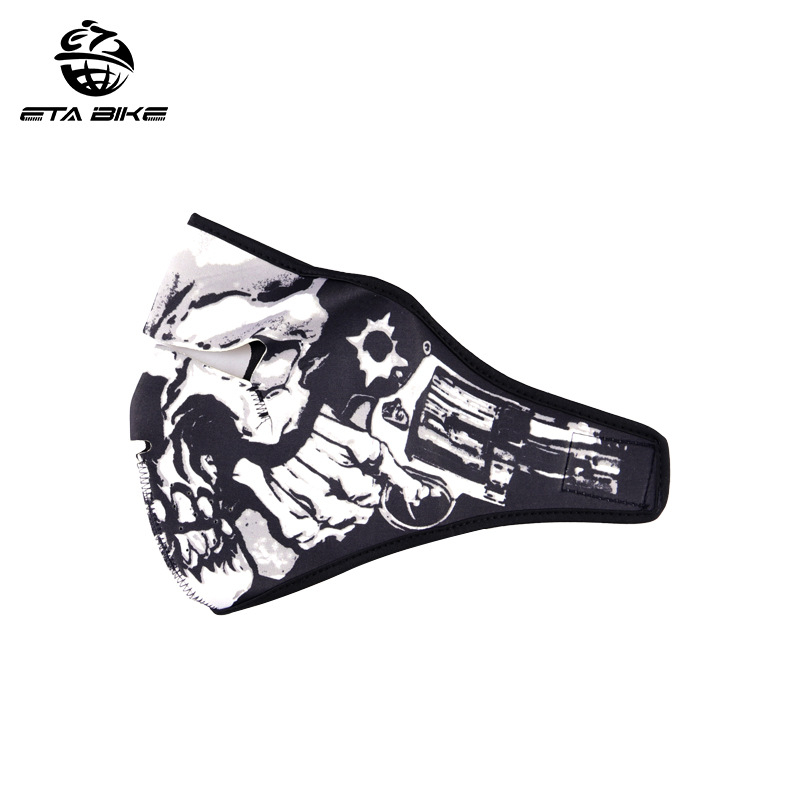 Atsargų apdorojimas Vilnonė, vėjui nelaidi gobtuvas, dviračiams, veido apsauga, šilta kaukė, apsauganti nuo šalčio, viso veido kaukė