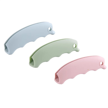 Patogi nešiojimo plastikinio maišelio rankena maisto prekių apsipirkimui, silikoninis nešiojamas patogus maišelis, apsaugantis nuo smaugimo, taupantis rankų darbą, nešiojama daržovių kėlimo rankena