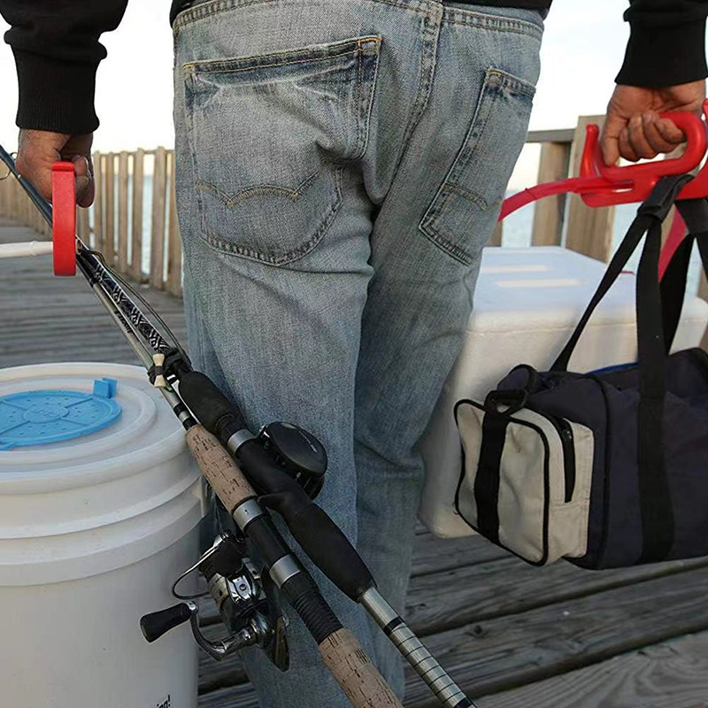 Naujas tarpvalstybinis pirkinių krepšys „Lacker“, darbo taupantis prekybos centro pirkinių krepšys, daugiafunkcis laikiklis, patogi rankena su apsauga nuo sukibimo.