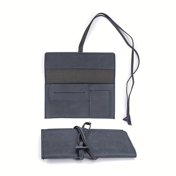 Nešiojamas kūrybingas medinis cigarečių pypkių maišelis PU odos pypkių kosmetikos krepšys Nešiojamas įrankių pypkių aksesuaras Vieno maišelio kosmetikos krepšys