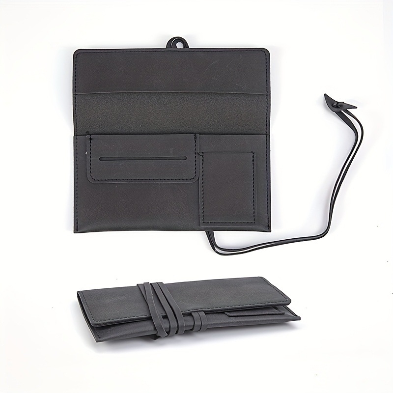 Nešiojamas kūrybingas medinis cigarečių pypkių maišelis PU odos pypkių kosmetikos krepšys Nešiojamas įrankių pypkių aksesuaras Vieno maišelio kosmetikos krepšys