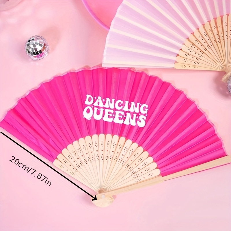 diskoteka nuotaka ir šokių karalienė nuotaka pamergė sulankstoma vėduoklė bernvakaris vestuvių dovana vestuvės