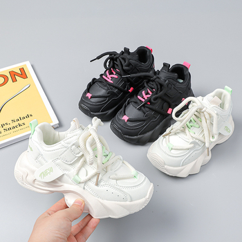 Κοριτσίστικα παπούτσια 2025 Νέα ανοιξιάτικα παπούτσια για μπαμπά, αθλητικά παπούτσια για κορίτσια, άνοιξη και φθινόπωρο, δημοφιλή παπούτσια από πλέγμα, αναπνεύσιμα