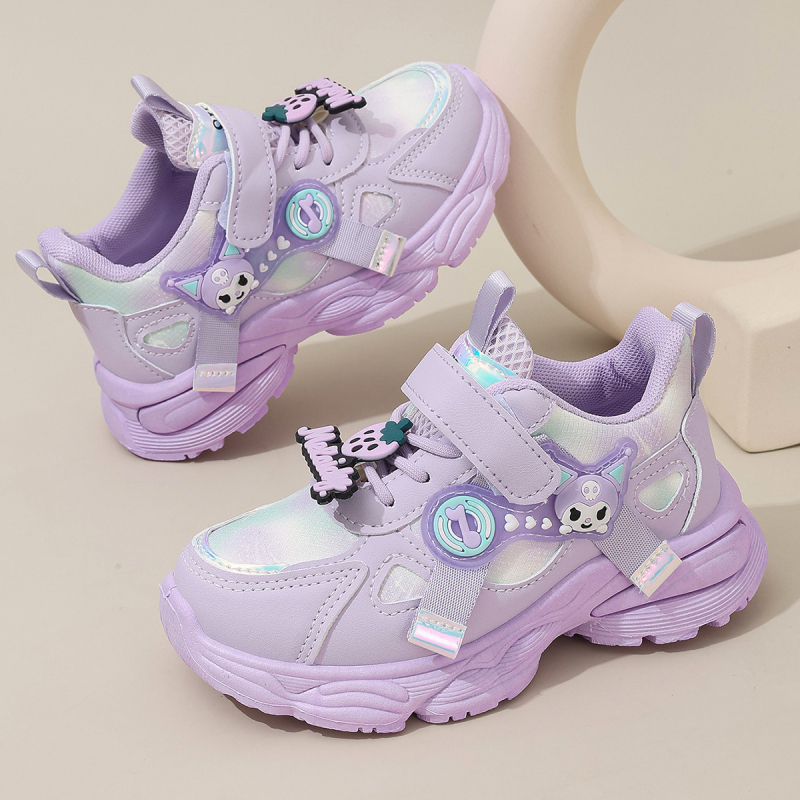 Vaikiški sportiniai bateliai, nauji 2025 m. pavasario ir rudens patogūs ir mieli mergaičių bėgimo bateliai, laisvalaikio bateliai, tėčių bateliai, vaikiški bateliai