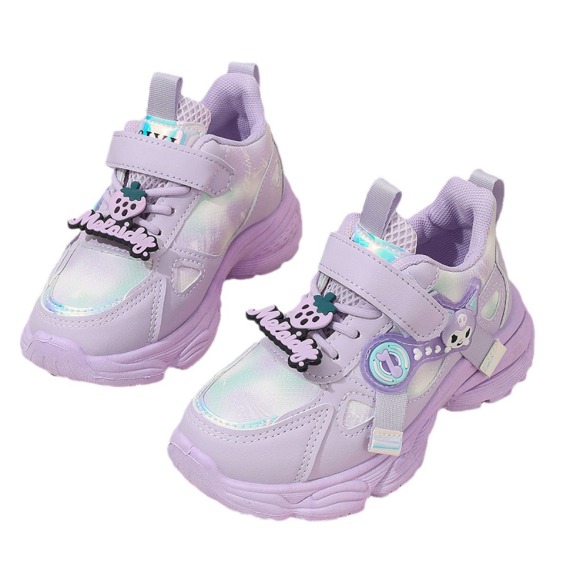 Vaikiški sportiniai bateliai, nauji 2025 m. pavasario ir rudens patogūs ir mieli mergaičių bėgimo bateliai, laisvalaikio bateliai, tėčių bateliai, vaikiški bateliai