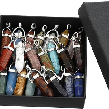 50 vnt./pakuotė šešiakampiai krištolo aksesuarai kulka šešiakampė kolona užsienio prekyba nauji dirbtinio akmens krištolo aksesuarai