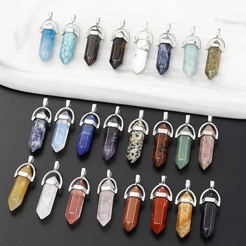 50 vnt./pakuotė šešiakampiai krištolo aksesuarai kulka šešiakampė kolona užsienio prekyba nauji dirbtinio akmens krištolo aksesuarai