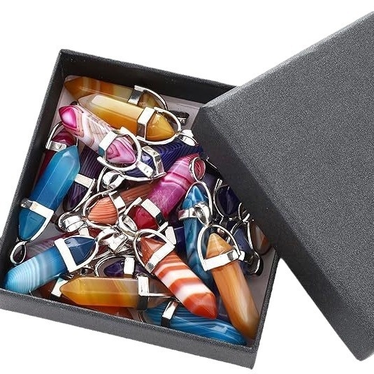 50 vnt./pakuotė šešiakampiai krištolo aksesuarai kulka šešiakampė kolona užsienio prekyba nauji dirbtinio akmens krištolo aksesuarai