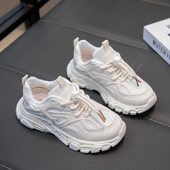 Αθλητικά παπούτσια για κορίτσια 2024 Φθινόπωρο Νέα παιδικά παπούτσια Torre Μοντέρνα μεγάλα λευκά παιδικά παπούτσια για αγόρια Παιδικά παπούτσια άνοιξης και φθινοπώρου