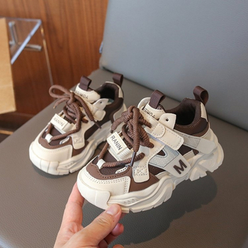 [3082 persoane] Pantofi sport pentru copii 2025 Primăvara și toamna, stil nou, pantofi casual cu talpă moale pentru fete, pantofi de tată, din piele, băieți