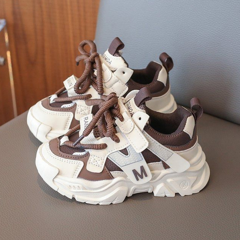 [3082 persoane] Pantofi sport pentru copii 2025 Primăvara și toamna, stil nou, pantofi casual cu talpă moale pentru fete, pantofi de tată, din piele, băieți