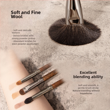 Makiažo šepetėlių rinkinys, šepetėlis vyresnysis 22, gyvūnų vilnos makiažo šepetėlis, tinkantis Cangzhou akių šešėlių nosies šepetėliui, makiažo meistro rekomendacija