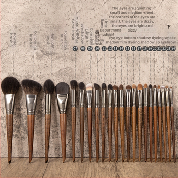 Makiažo šepetėlių rinkinys, šepetėlis vyresnysis 22, gyvūnų vilnos makiažo šepetėlis, tinkantis Cangzhou akių šešėlių nosies šepetėliui, makiažo meistro rekomendacija