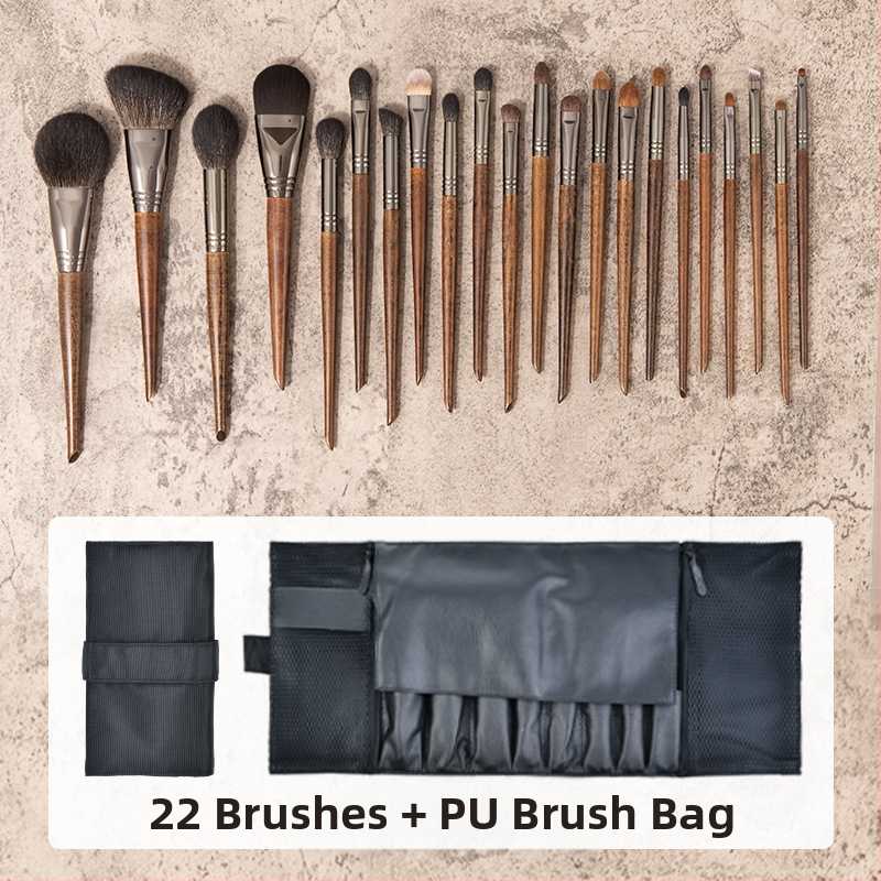 Makiažo šepetėlių rinkinys, šepetėlis vyresnysis 22, gyvūnų vilnos makiažo šepetėlis, tinkantis Cangzhou akių šešėlių nosies šepetėliui, makiažo meistro rekomendacija