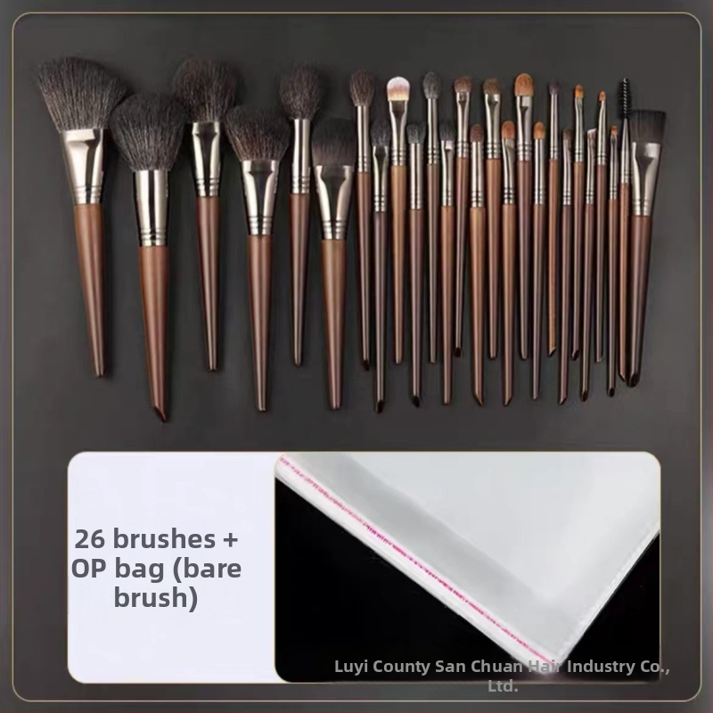 Makiažo šepetėlių rinkinys, šepetėlis vyresnysis 22, gyvūnų vilnos makiažo šepetėlis, tinkantis Cangzhou akių šešėlių nosies šepetėliui, makiažo meistro rekomendacija