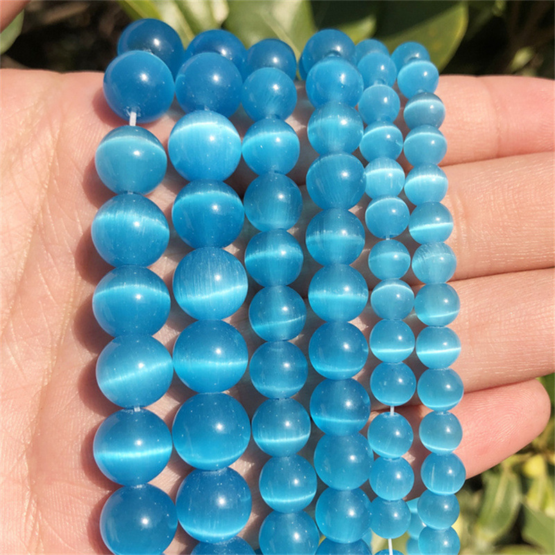 Spalvingi opalo akmens palaidi karoliukai, opalo akmens apvalūs karoliukai, „pasidaryk pats“ apyrankė, karoliai, pakabukas, papuošalai, karoliukų aksesuarai, medžiagos, didmeninė prekyba