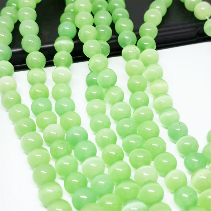 Spalvingi opalo akmens palaidi karoliukai, opalo akmens apvalūs karoliukai, „pasidaryk pats“ apyrankė, karoliai, pakabukas, papuošalai, karoliukų aksesuarai, medžiagos, didmeninė prekyba