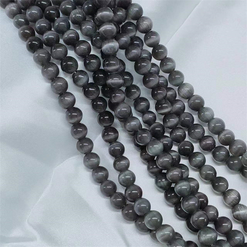 Spalvingi opalo akmens palaidi karoliukai, opalo akmens apvalūs karoliukai, „pasidaryk pats“ apyrankė, karoliai, pakabukas, papuošalai, karoliukų aksesuarai, medžiagos, didmeninė prekyba