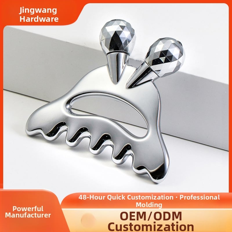 Pieptene de masaj pentru scalp metalic, sănătate, cap multifuncțional, Meridian, pieptene, mic monstru, frumusețe, bord, rolă, masaj facial, stick
