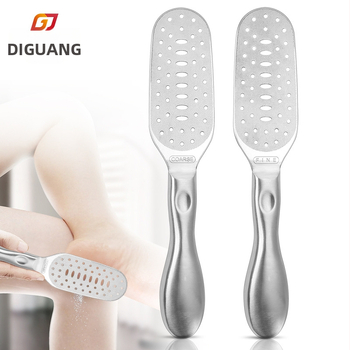 Dvipusis pedikiūro nerūdijančio plieno pėdų dildė užsienio prekybai, tarpvalstybinis buitinis pedikiūro pėdų šveitiklis nuospaudoms pašalinti, pėdų šlifuoklis