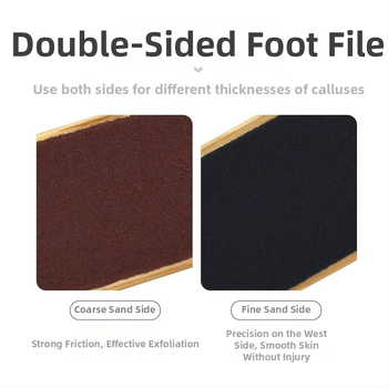 Ξύλινη διπλής όψης μηχανή απολέπισης ποδιών για σαλόνια ομορφιάς, απολέπιση ποδιών, πεντικιούρ στο σπίτι και αφαίρεση νεκρού δέρματος - Εργοστάσιο χονδρικής