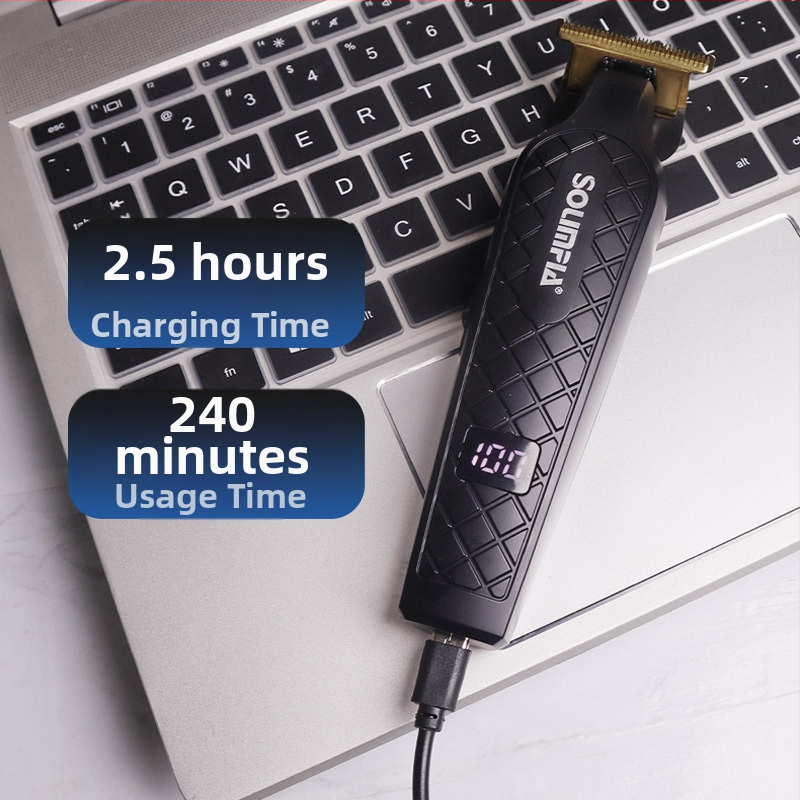 Elektriskā matu griezēja vīriešu skūšanās galviņa elektriskās griezējas USB uzlādējama eļļas galviņa griešanas griezējas frizētavas elektriskās griezējas vairumtirdzniecībā